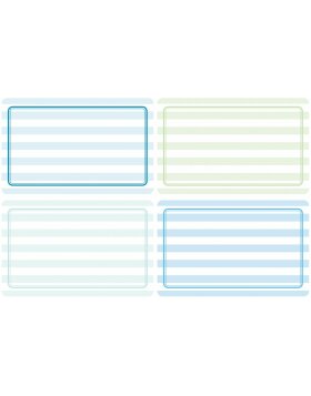 Herma HOME Write-on labels 52x82 mm blue-green, removable
