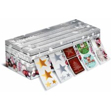 Herma Christmas stickers on roll, dispenser box 1,000 stickers, set 2