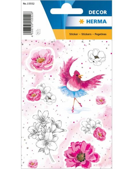 Herma DECOR Sticker Rosalia, beglimmert