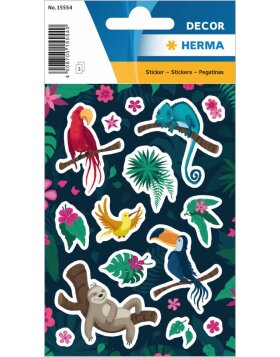 Herma decor Sticker Tropische Dieren