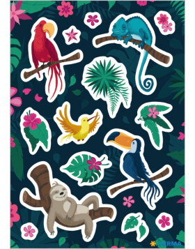 Herma DECOR Stickers Tropical Animals
