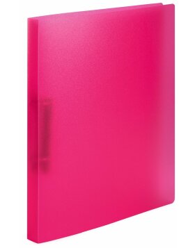 Herma Ring binder A4 translucent pink