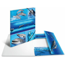 Herma Sammelmappe A4 Karton Delfine