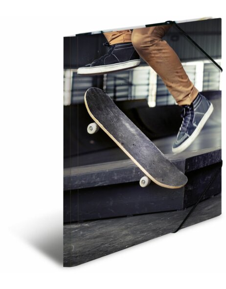 Herma Elasticated folder A4 cardboard skateboard
