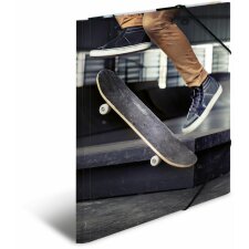 Herma Elasticated folder A3 cardboard skateboard