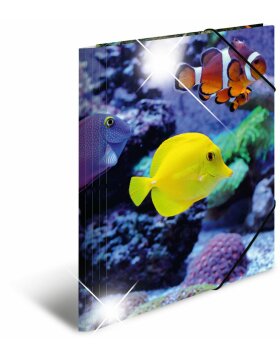 Herma Elasticated folder glossy animals A4 PP fish
