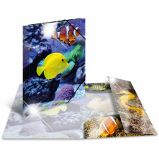 Herma Elasticated folder glossy animals A3 PP fish