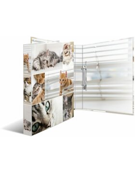 Herma Ring binder A4 cardboard 2D cats