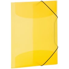 Carpeta Herma A4 PP amarillo translúcido