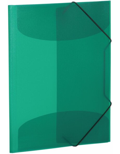 Herma Elasticated folder A3 PP translucent dark green