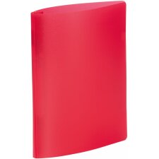 Herma Spiral flat file A4 translucent red