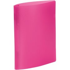 Herma Spiral flat file A4 translucent pink