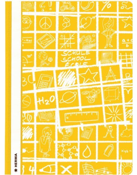 Herma SCHOOLYDOO Folder A4 &quot;SCHOOLYDOO&quot; yellow