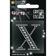 Herma FASHIONLine Crystal Sticker "X";"Herma Kristallen Sticker