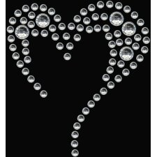 Herma FASHIONLine Crystal Sticker cœur