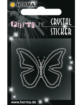 Herma FASHIONLine Crystal Sticker Schmetterling