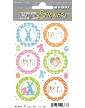 Herma MAGIC Stickers Joyeuses Pâques, soie