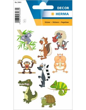 Herma DECOR Stickers zoo animals