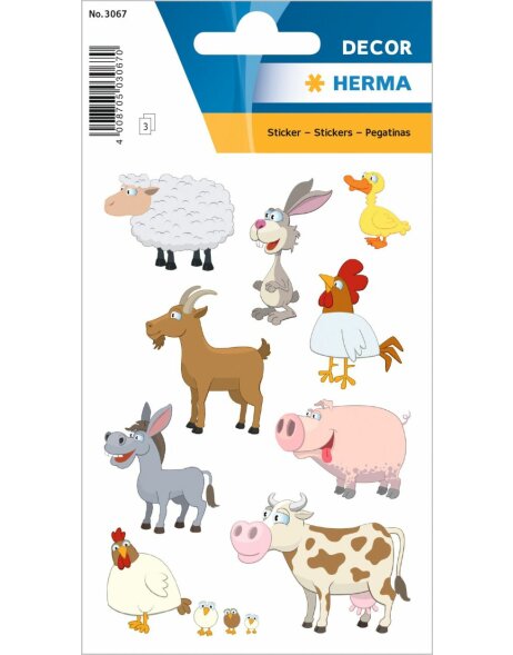 Herma DECOR Sticker Lieblingstiere