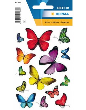 Herma DECOR Sticker Schmetterlingsvielfalt