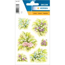 Herma DECOR Sticker Blumensträuße Maiglöckchen