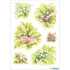 Herma DECOR Stickers bouquets lily of the valley