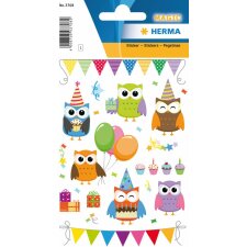 Herma MAGIC Stickers birthday party, prismatic foil