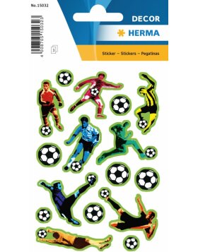 Herma DECOR Sticker Fussballer in Aktion