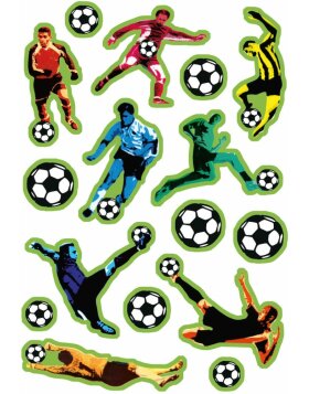 Herma DECOR Stickers footballer in action