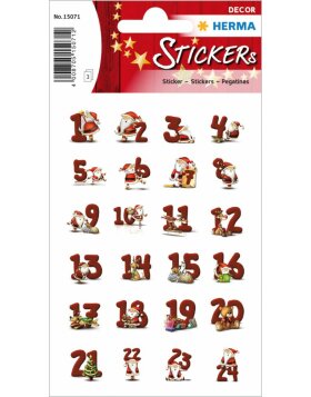 Herma DECOR Stickers gingerbread numbers