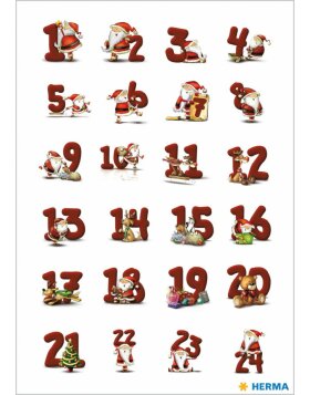Herma DECOR Stickers gingerbread numbers