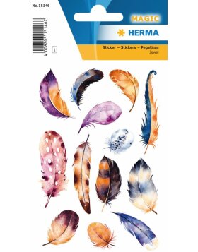 Herma MAGIC Sticker Federschmuck, Jewel