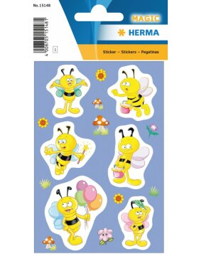 Herma MAGIC Stickers bee Willy, popup