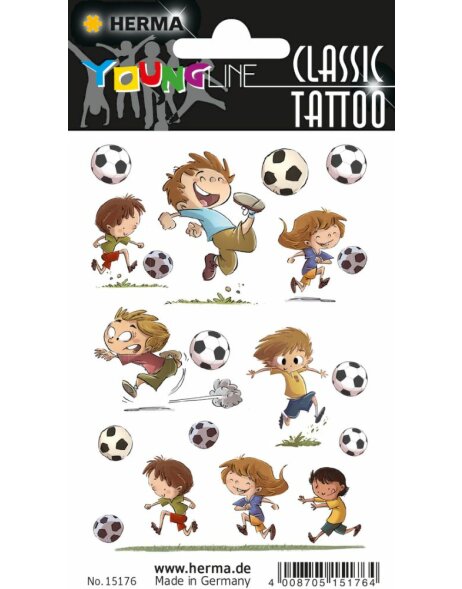 Herma FASHIONLine CLASSIC tattoo colour soccer players
