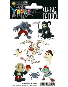 Herma FASHIONLine klassieke Tattoo kleur Zombies