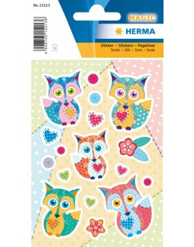 Herma MAGIC Stickers spring fox, silk