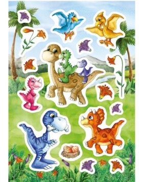 Herma MAGIC Sticker Dinokinder, Folie