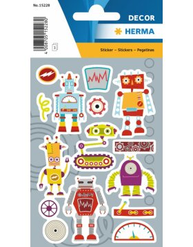 Herma DECOR Stickers family robot