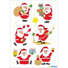 Herma decor Sticker Vriendje Kerstman