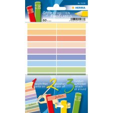 Herma Etichette per penna - adesivi con nome per pastelli, 10 x 46 mm, autoadesivi