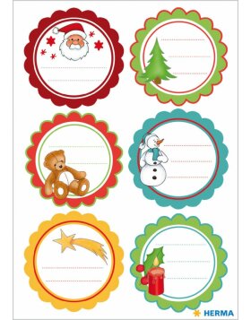 Herma DECOR Stickers gift stickers Christmas greetings,...