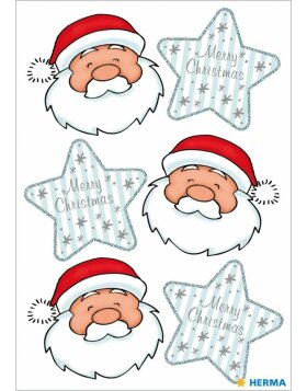 Herma DECOR Stickers Santa Claus greeting