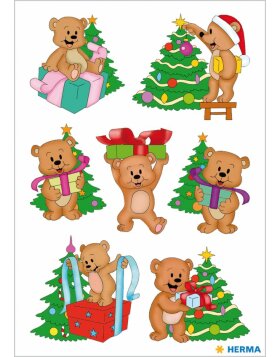 Herma DECOR Stickers Christmas bears