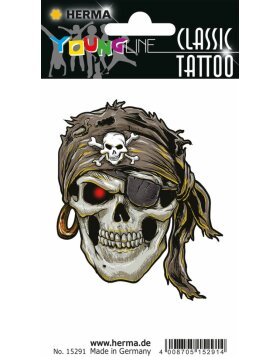 Herma FASHIONLine klassieke Tattoo Piraat xxl