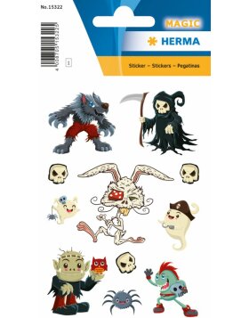 Herma MAGIC Stickers zombies, prismatic foil