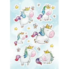 Herma MAGIC Stickers unicorn stardust, jewel