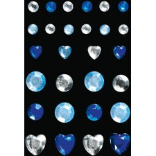 Herma FASHIONLine Glam Rocks Diamonds Dark Blue & Light Blue