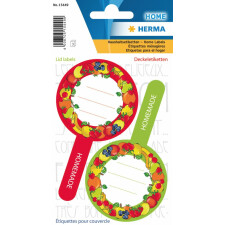 Herma HOME Stickers  kitchen labels for lid new look fruit II, self-adhesive