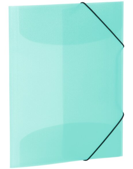Herma Elasticated folder A4 PP translucent turquoise