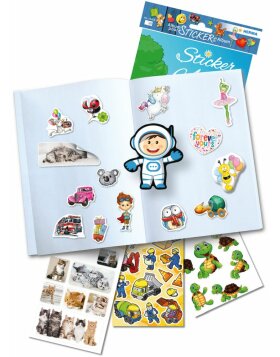 Herma Sticker Sammelalbum für Kids, A5, "Piratenabenteuer" (16 Seiten, blanko)